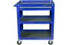 Открытая тележка, 3 полки и ящик, синяя МАСТАК 520-01580B