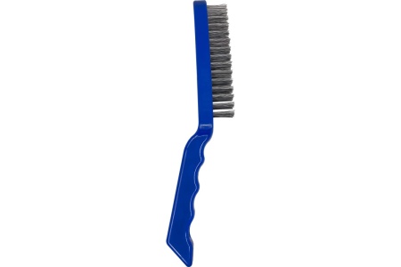 Щетка по металлу vertextools с пластиковой ручкой, 4-ряд 1212-03