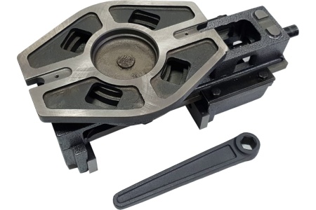 Станочные поворотные тиски с открытым винтом ТЕХНОРЕАЛ QB160, 160 мм МА320301111