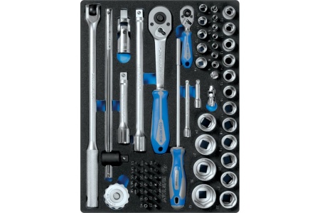 Набор инструментов KING TONY "GLORY" в чёрной тележке, 152 предмета 9G35-152MRV