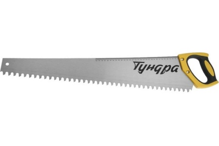 Ножовка по газобетону TUNDRA, 650 мм, шаг 16 мм, полимерное покрытие, закаленная сталь 7447120