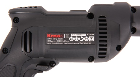 Дрель KRESS, KU120, 650Вт, 13мм, коробка