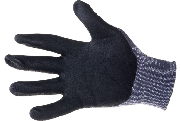 Эластичные перчатки с покрытием из вспененного нитрила KRAFTOOL Expert для точных работ, размер M 11285-M