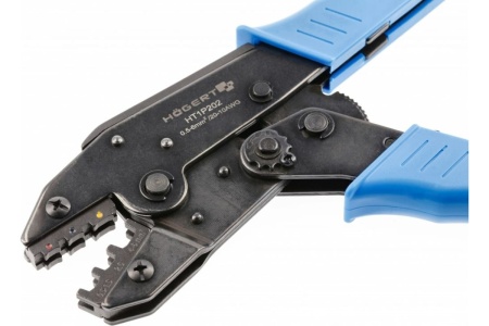 Пресс-клещи для клемм HOEGERT TECHNIK диапазон: от 0.5 до 6.0 мм2 (20-10 AWГ) HT1P202