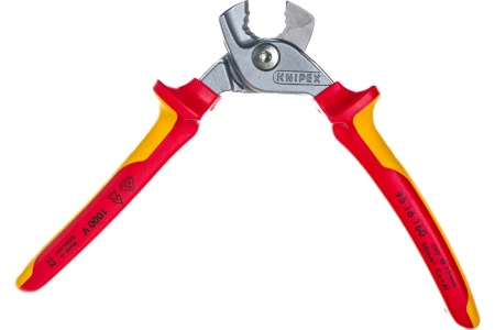 Кабелерез KNIPEX StepCut ступенчатый рез, кабель д. 15 мм, 50 кв.мм, L-160 мм, 1000V KN-9516160