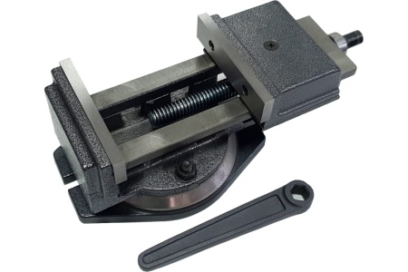 Станочные поворотные тиски с открытым винтом ТЕХНОРЕАЛ QB160, 160 мм МА320301111