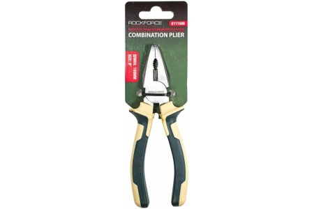 Комбинированные пассатижи ROCKFORCE Cr-V, 6", 150 мм, на держателе RF-611150B