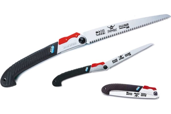 Пила складная, с прямым полотном 2 угла фиксации, в футляре SAMURAI MP-210-MH