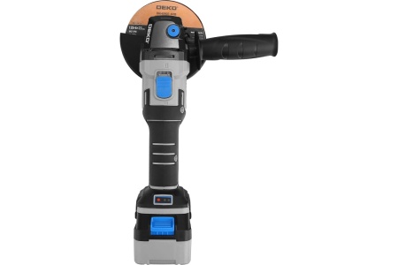 Углошлифовальная бесщеточная машина DEKO DKAG20, 20В, 2х5.0Ач 063-4028