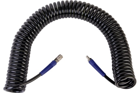 Шланг пневматический спиральный с БРС (10х14 мм; 10 м) WIEDERKRAFT WDK-65810