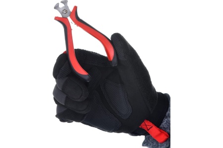 Торцевые кусачки мини Ladina GREPP никелированные, авторазжим, двухкомпонентная рукоятка, 105 мм 205-126