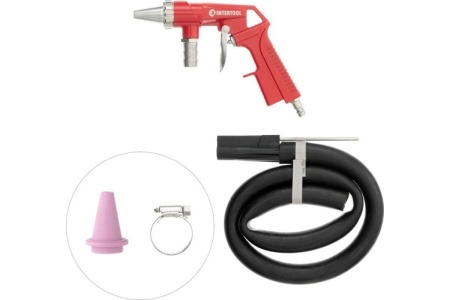 Пескоструйный пневматический пистолет со шлангом INTERTOOL PT-0706