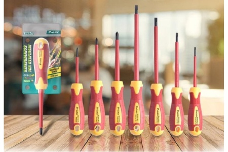 Диэлектрическая отвертка ProsKit SD-810-S2.5, аналог SD-800-S2.5, 1000 В, - 2.5x75 С00040182