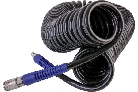 Шланг спиральный (15 м; 10х14 мм) с быстросъемными соединениями WIEDERKRAFT WDK-65815