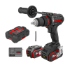 Дрель-шуруповерт аккумуляторная ударная бесщеточная KRESS KUC35, 20В, 150Нм, 4Ач х2, ЗУ 6А, кейс