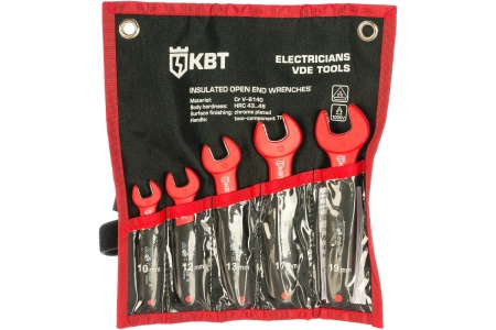 Набор изолированных однорожковых ключей 5 шт. КВТ НИИ-06 61253