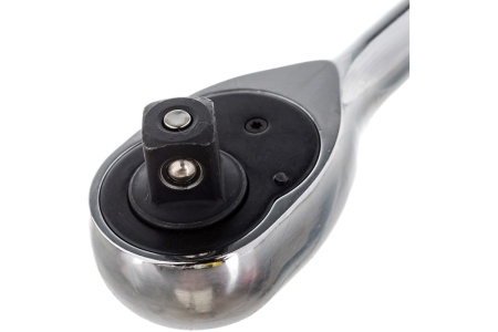 Трещотка ЭВРИКА 1/2 72-зубцовая с прямой металлической ручкой ER-71272