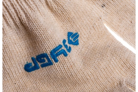 Перчатки хлопчатобумажные с защитой от скольжения (размер S-M) "Эксперт-протектор" Зубр 11452-S