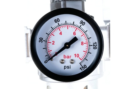 Фильтр влагоотделитель  двойной AFRL802 1/4" с регулятором и лубрикатором Pegas PGS-4701