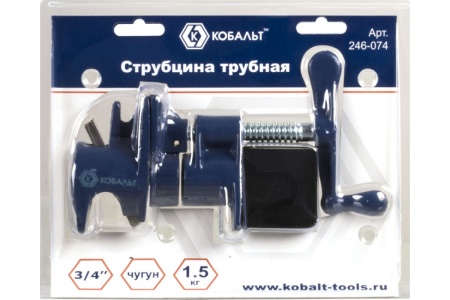Трубная струбцина КОБАЛЬТ 3/4" 246-074