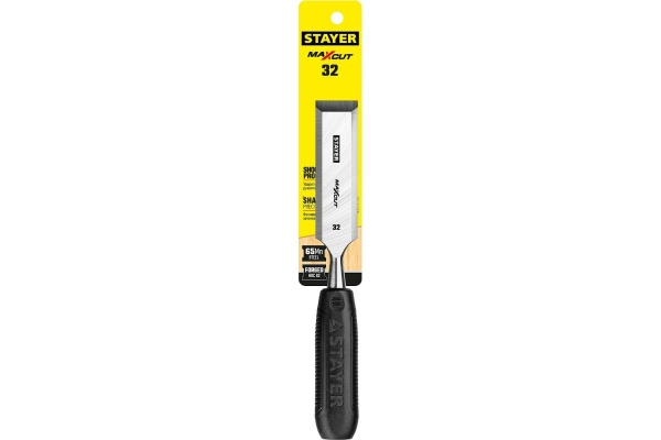 Стамеска Stayer Max-Cut с пластиковой рукояткой, 32 мм 1820-32_z01