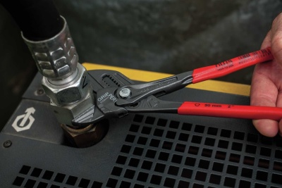 Переставные клещи-гаечный ключ NWS gripper k2, 250 мм, покрытие titanfinish, обливные рукоятки 1664-12-250