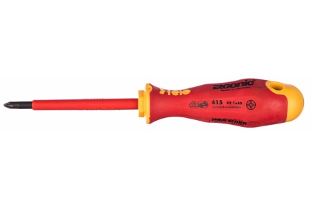 Диэлектрическая крестовая отвертка Felo Ergonic PZ 1X 80 41510290