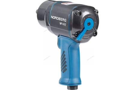 Ударный пневмогайковерт NORDBERG 1/2", 1300Нм, флажковый переключатель усилия NP14102