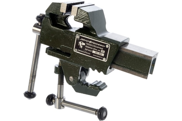 Тиски с винтовым креплением Дело Техники ТССН-63-С 391563