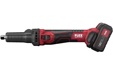 Аккумуляторная прямошлифовальная машина с регулировкой оборотов FLEX 18.0 В DGE 25 18.0-EC C 518867