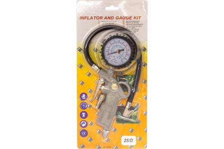 Пистолет для накачки шин с манометром PI TOOLS 7471