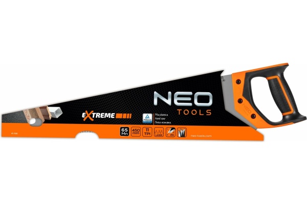 Ножовка по дереву NEO Tools 450 мм, 11TPI 41-166