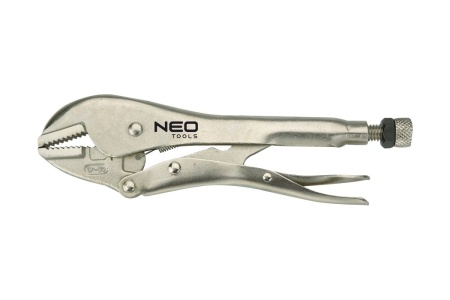 Зажимные клещи NEO Tools 250 мм прямые губки 01-217