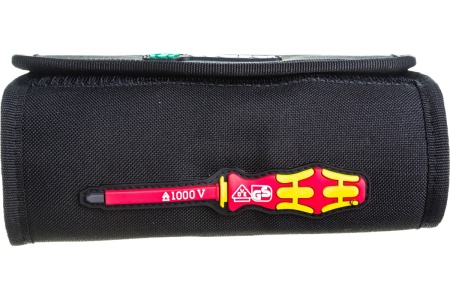 Набор отвёрток-насадок диэлектрических с рукояткой-держателем Wera, VDE, 17 предметов, WE-059030