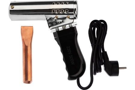 Паяльник-пистолет REXANT ПП 220 В 500 Вт пластиковая ручка 12-0215