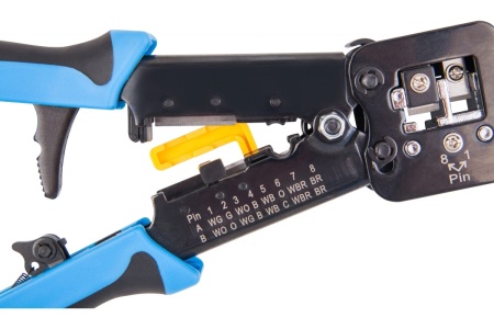 Кримпер TWIST HT-268ER для сквозных коннекторов RJ-45/RJ-12 TWCS-TM1-HT-268ER