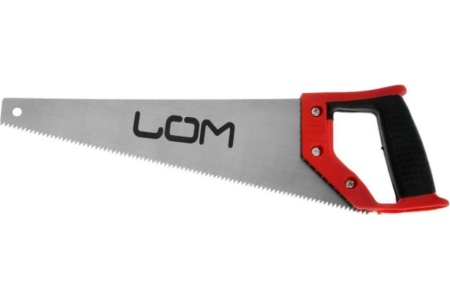 Ножовка по дереву LOM закаленный зуб, 7-8 TPI, 350 мм 3581501