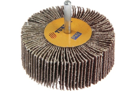 Круг лепестковый радиальный (80х30х6 мм; Р40) ТУНДРА 1875468