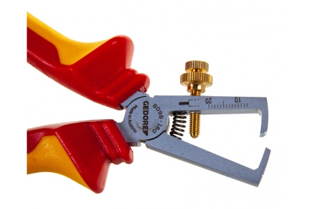 Плоскогубцы для снятия изоляции GEDORE VDE с изоляцией в виде чехла, 160 мм 1552074