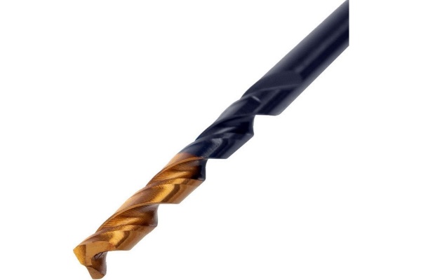 Сверло по металлу Golden Tip 3.5 мм, HSS-Tin, 10 шт, DIN 338 Denzel 717207