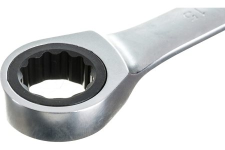 Комбинированный трещоточный ключ 15мм KING TONY 373115M