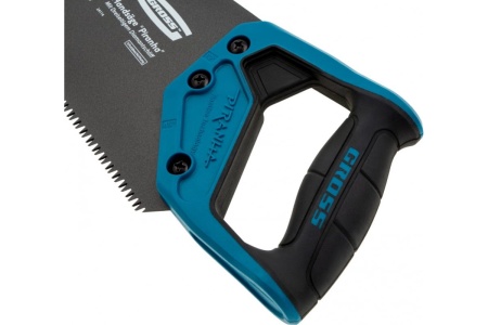 Ножовка по дереву GROSS PIRANHA, 450 мм, 7 TPI, 3D-зуб, тефл. покрытие, 2-х комп. рукоятка 24114