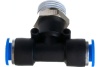 Фитинг Т-образный с наружной резьбой (10 мм; 1/2") для пластиковых трубок ROCKFORCE RF-SPB10-04