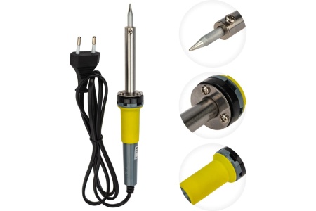 Паяльник с долговечным жалом REXANT, 220В 60Вт 12-0124