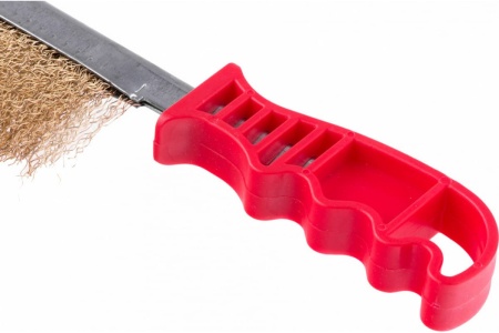 Металлическая латунированная щетка MATRIX 74827