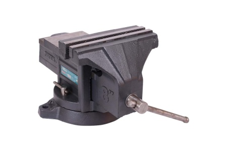 Слесарные тиски с наковальней TOTAL 200 мм 8" THT6186