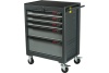Инструментальная тележка (5 секций, серая, на колесах) JTC-S1065