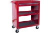 Открытая тележка, 3 полки и ящик, красная МАСТАК 520-01580R
