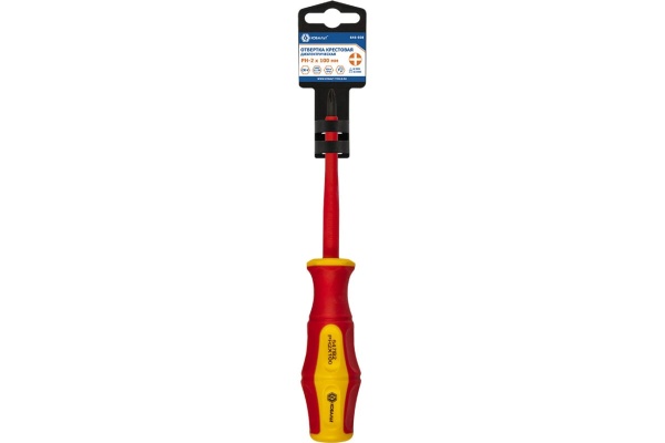 Отвертка диэлектрическая Ultra Grip PH-2 х 100 мм КОБАЛЬТ CR-V 646-508