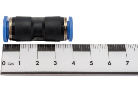 Фитинг цанговый прямой соединительный для трубок диаметром 8 мм SHPI PUC 08